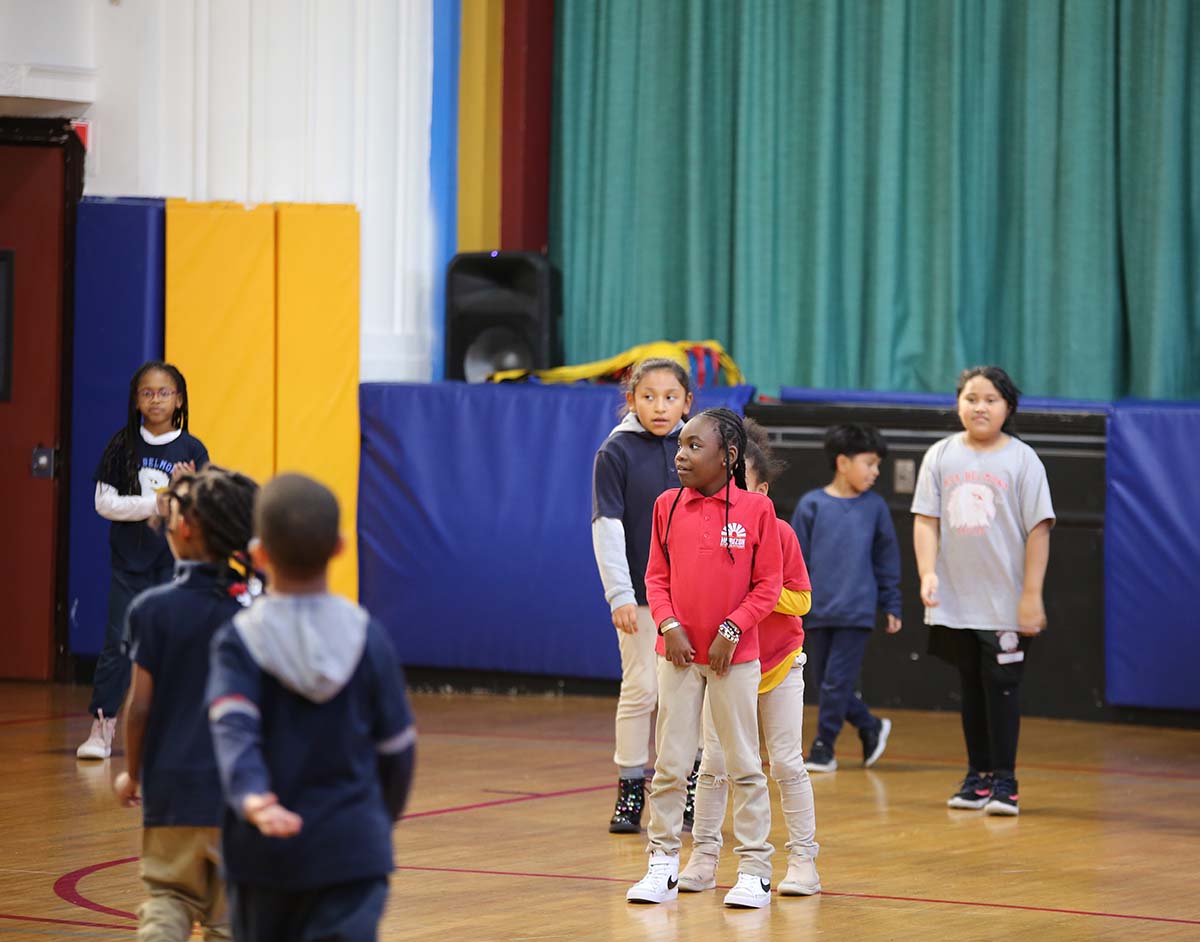 Horizon Science Academy Belmont Students in a science fair.